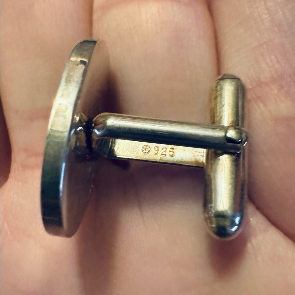 Tiffany & Co AUTHENTIC Vintage 925 Sterling Silver Cufflinks Cuff Links - Picture 11 of 16